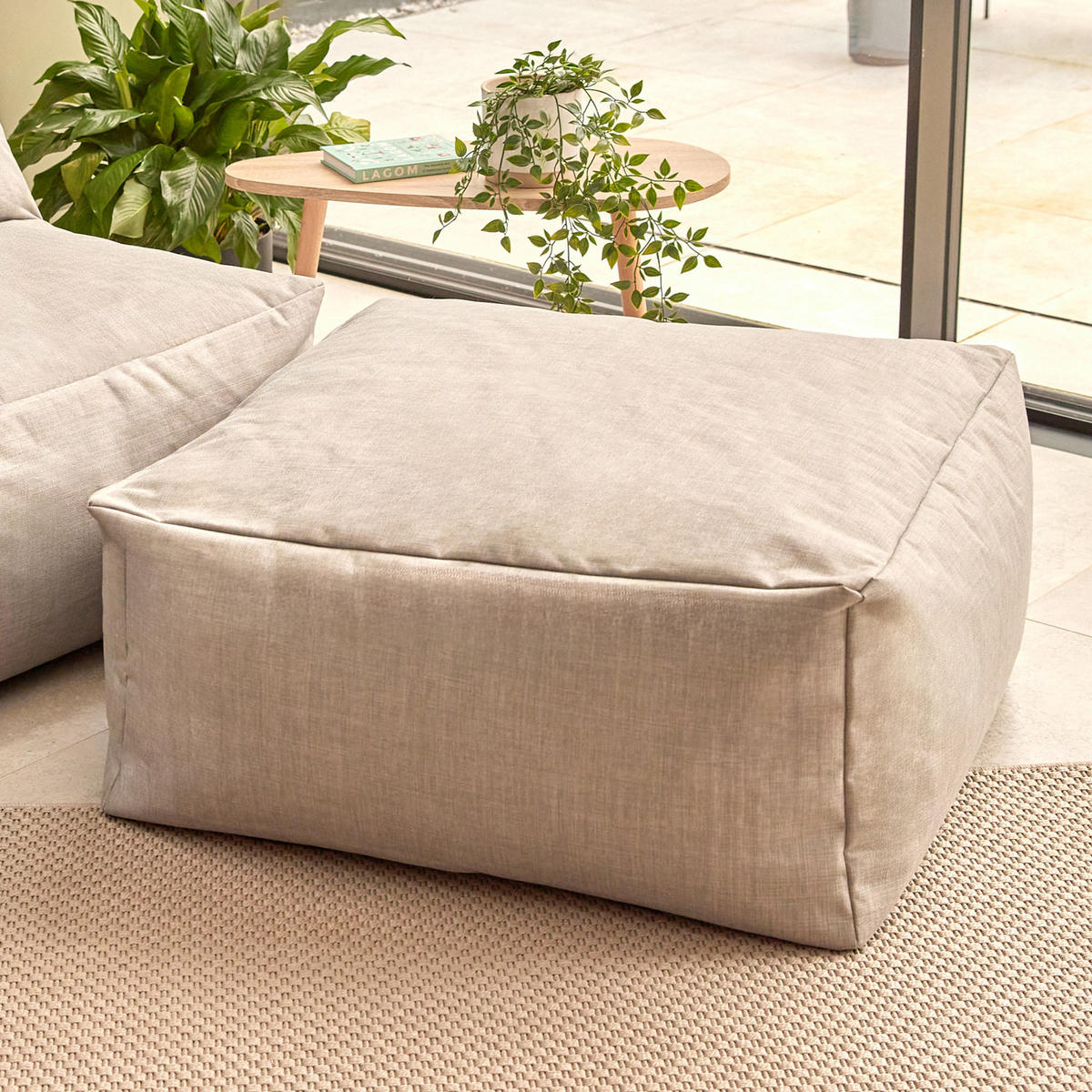 HOCKER Tetra Outdoor - Grau, Kunststoff (88/38/38cm) - icon