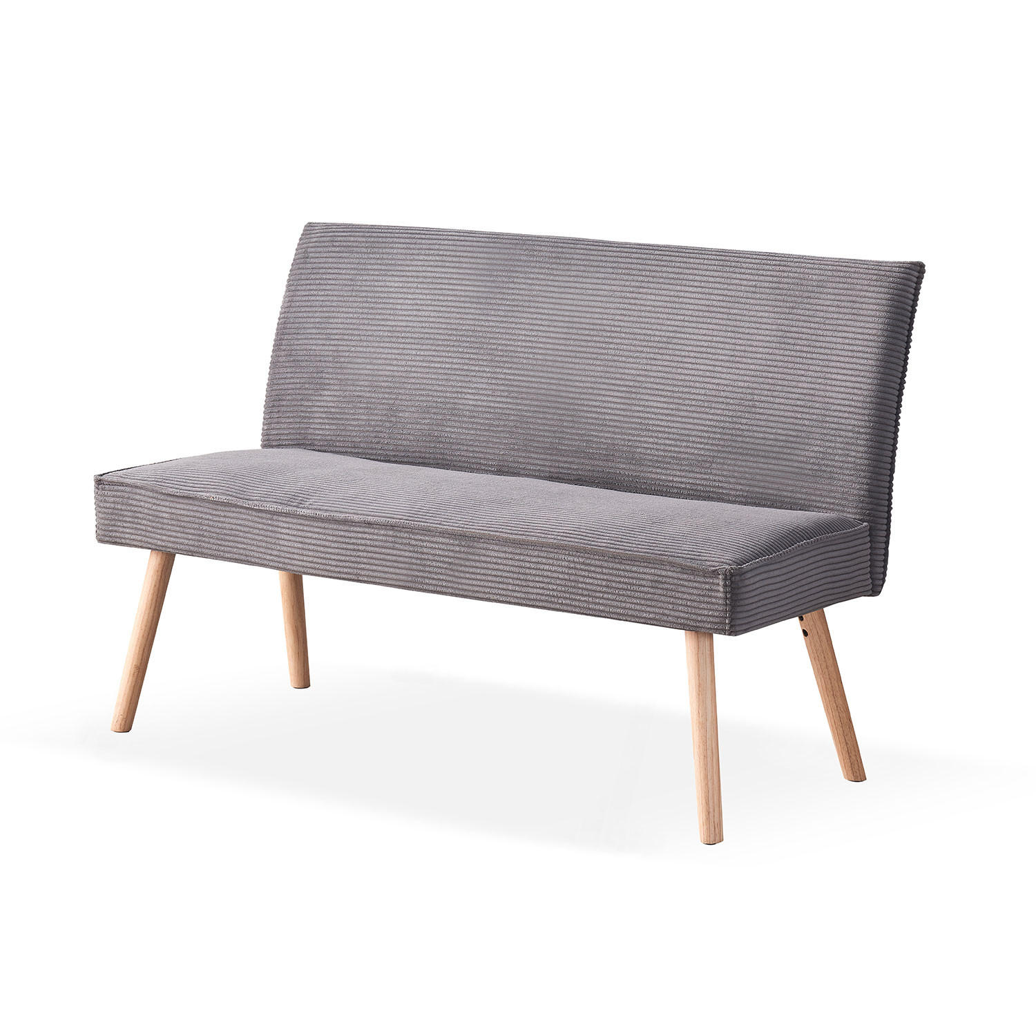 SITZBANK PAUL 140/63/90 cm Anthrazit - Anthrazit, Holz/Textil (140/90/63cm) - DUBI Möbel