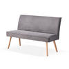 SITZBANK PAUL 140/63/90 cm Anthrazit - Anthrazit, Holz/Textil (140/90/63cm) - DUBI Möbel