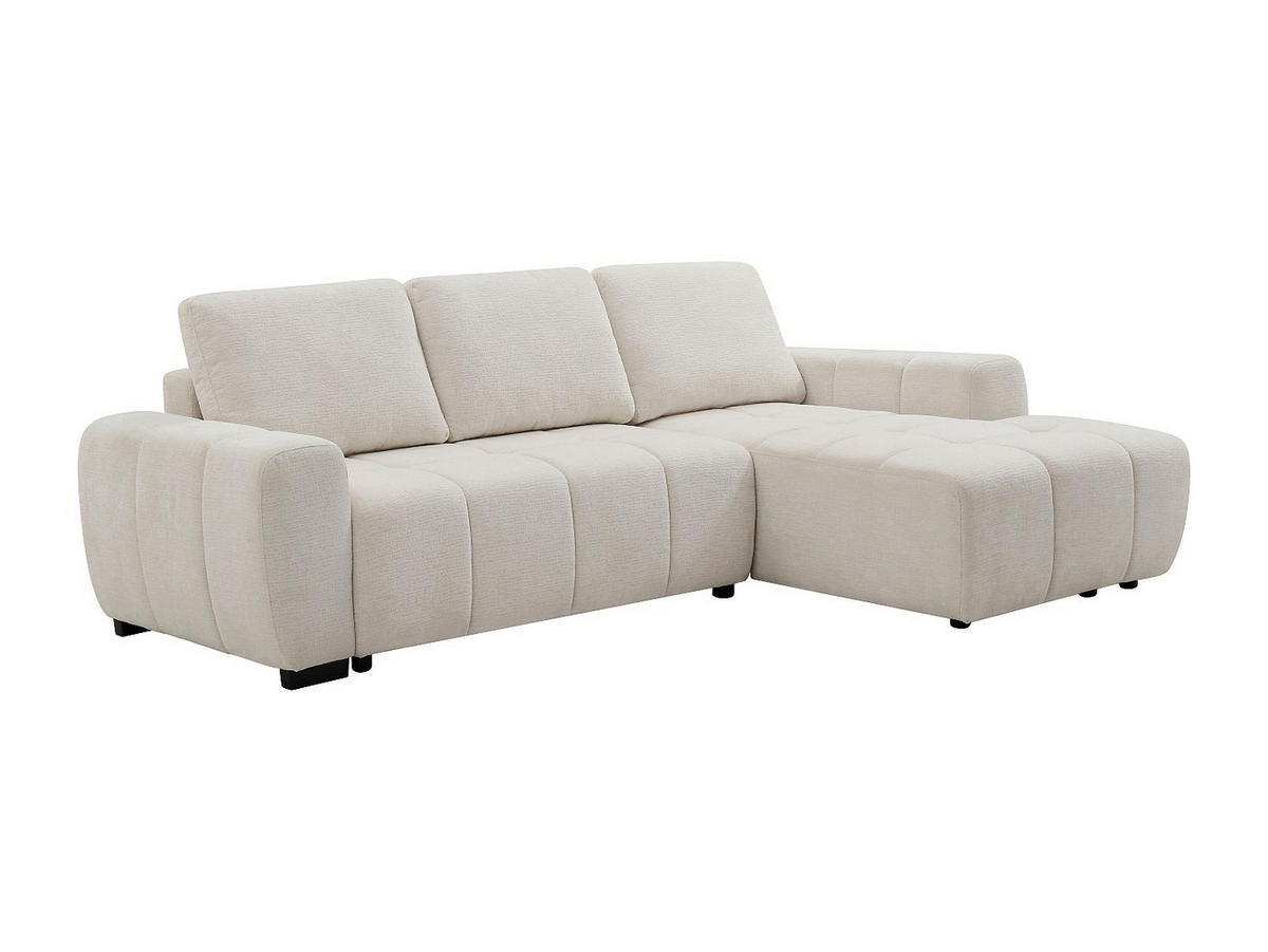 SCHLAFSOFA - 5 Personen - Stoff - Beige - Beige, Textil (260/95/178cm) - Vente-Unique