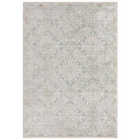 TEPPICH Beige Geometrisch - Rechteckig Moderne - 80 x 150 cm - Beige/Grau, Textil (80/150cm) - Mazovia