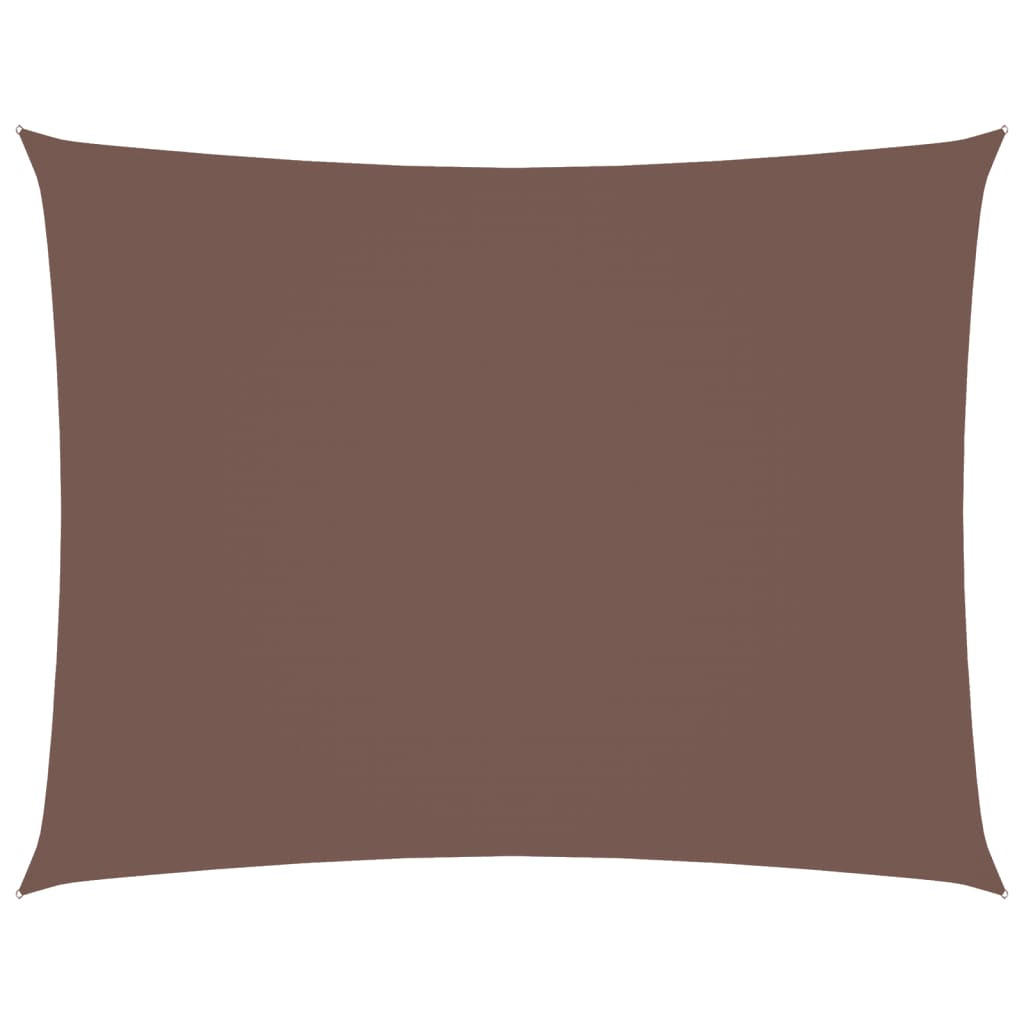 SONNENSEGEL Oxford-Gewebe Rechteckig 3x4,5 m Braun - Braun, Textil (450/300cm) - furnicato