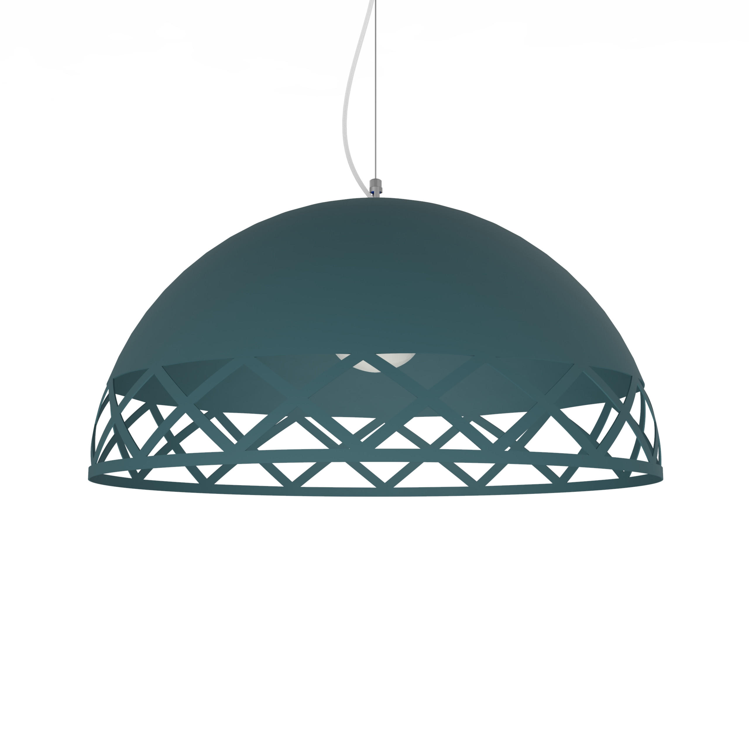 HÄNGELEUCHTE - Blau, Metall (30/60/30cm) - Lumicom