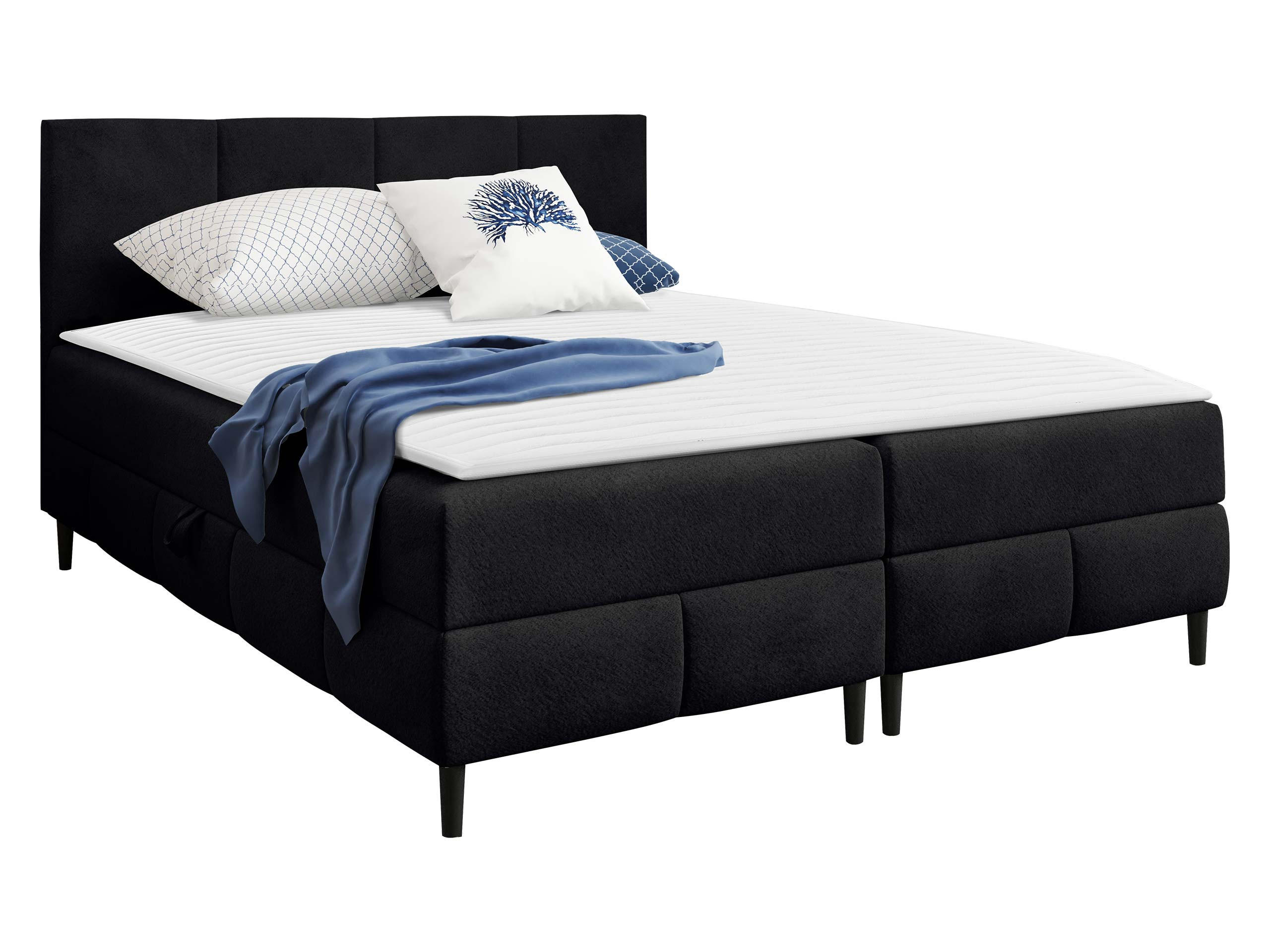 BOXBETT Box Best 2 - Schwarz, Holz/Holzwerkstoff (180/200cm) - MIRJAN24
