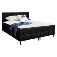 BOXBETT Box Best 2 - Schwarz, Holz/Holzwerkstoff (200/200cm) - MIRJAN24