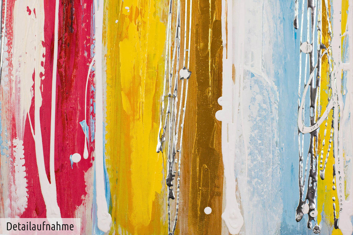 ACRYLBILD HANDGEMALT 120/60 cm - Multicolor, Holz/Textil (120/60cm) - KUNSTLOFT