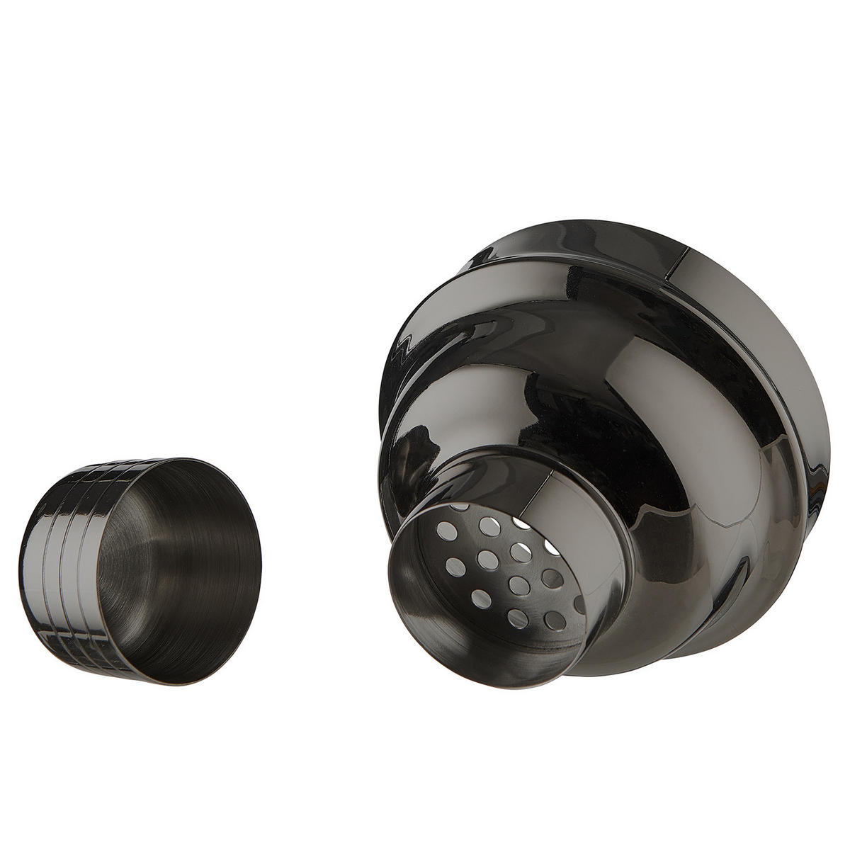 COCKTAILSHAKER (6er Set) Manhattan - Silberfarben, Metall (9/21/9cm) - Butlers