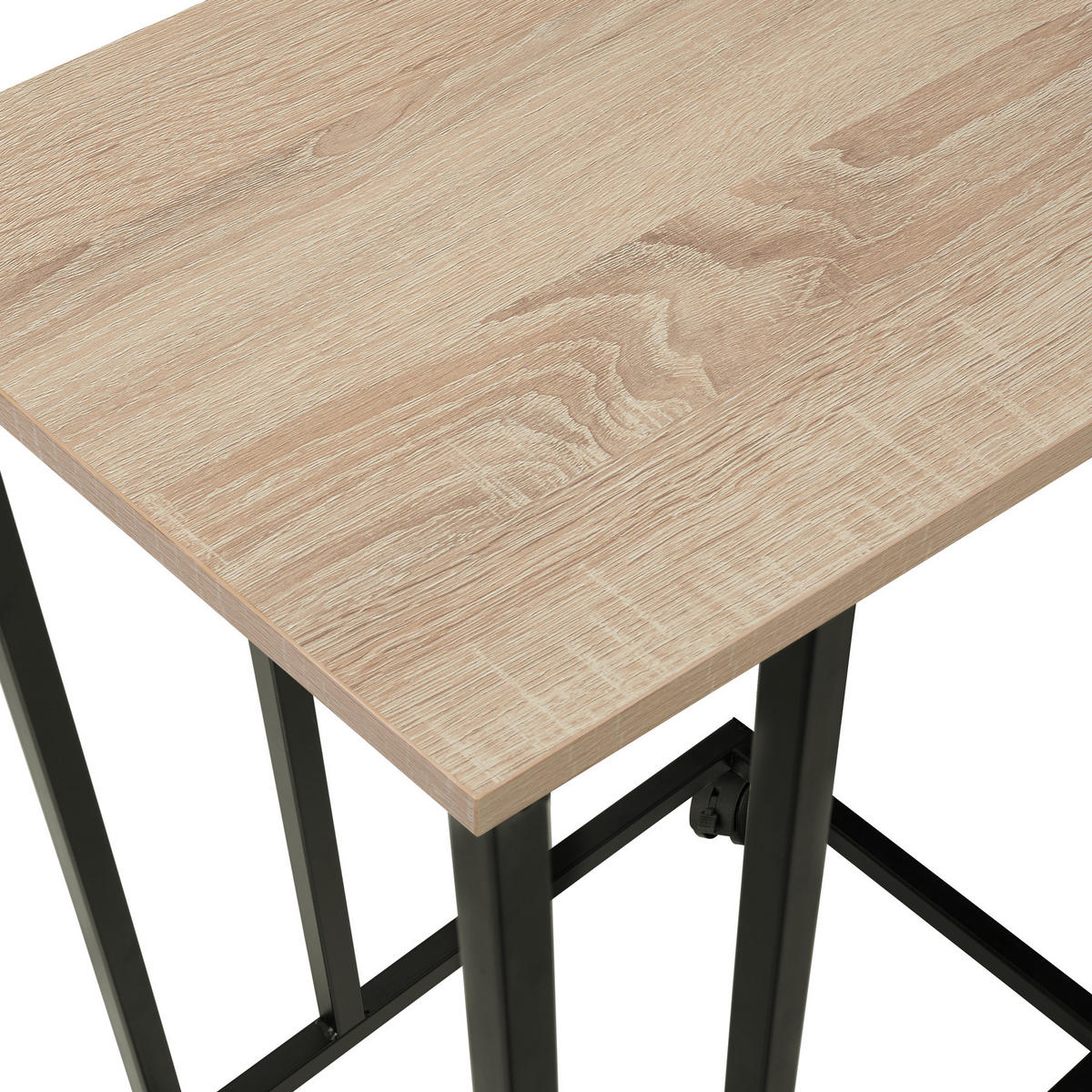 BEISTELLTISCH Luton,48 x 35 x 70 cm,Industrial Holz hell, Eiche Sonoma - Naturfarben, Holz (48/35/70cm) - tectake
