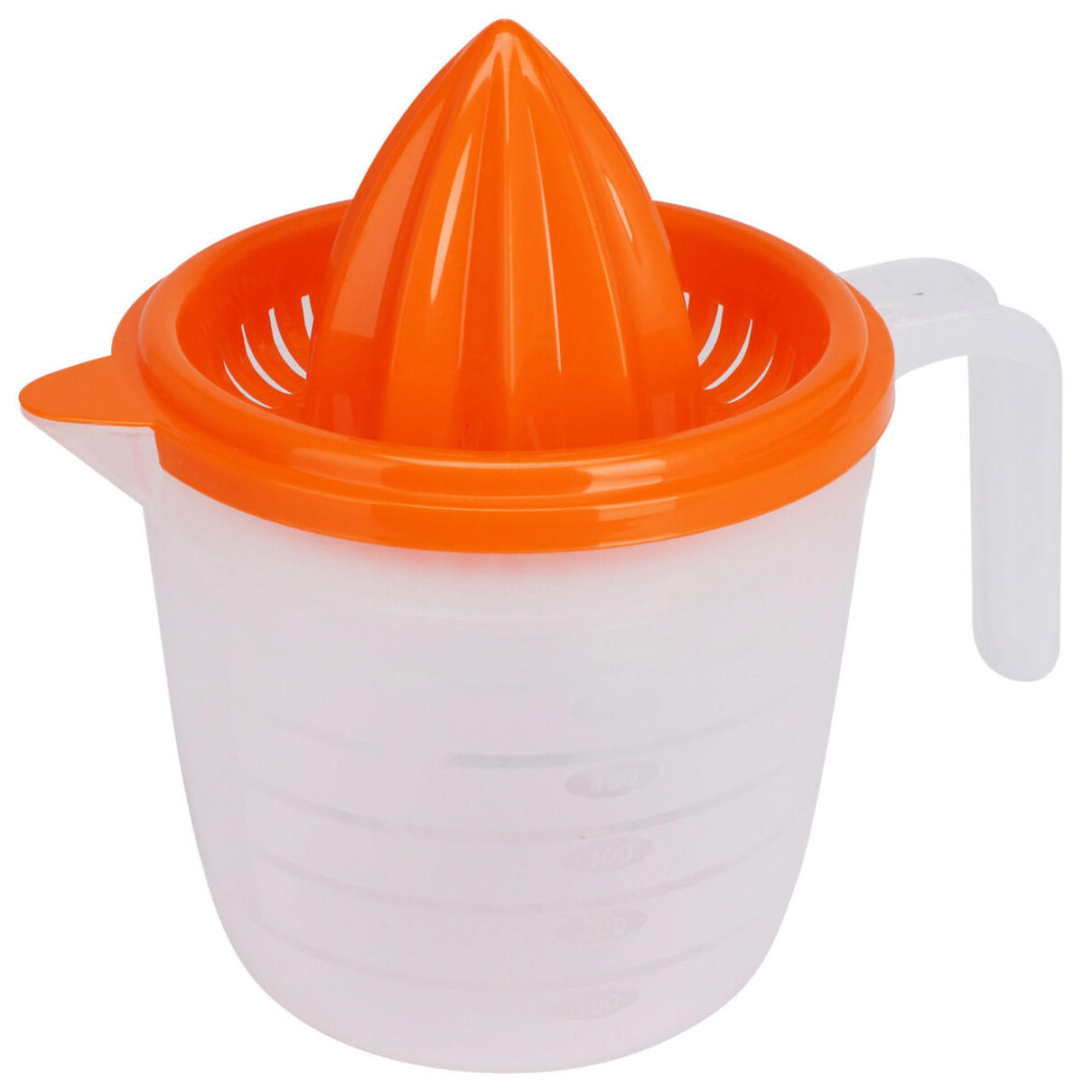 Excellent Houseware Zitronenpresse Orange 11.5x15x16.5 cm
