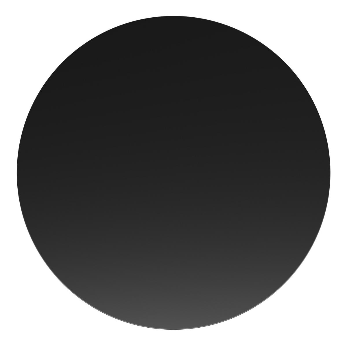 BARTISCH 60/60/91,6 cm in Schwarz mit Stauraum und Schiebetür - Schwarz, Metall (60/60/91.6cm) - BEAOK