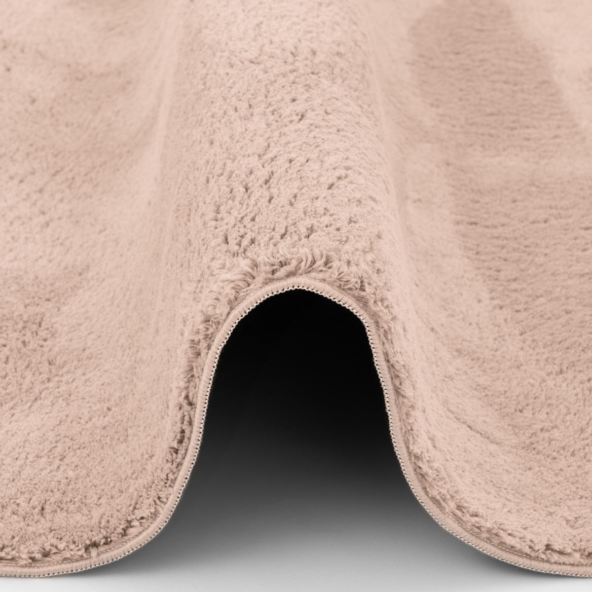 FELLTEPPICH SUPER SOFT PEARL - Altrosa, Textil (140/200cm) - Pergamon