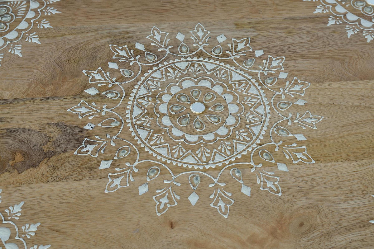 KOMMODE aus Mangoholz - Braun, Holz (43/60/30cm) - Giner y Colomer