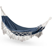 HÄNGEMATTE 200/150 cm, bis 200 kg - Blau, Textil (150/1/200cm) - Outtec