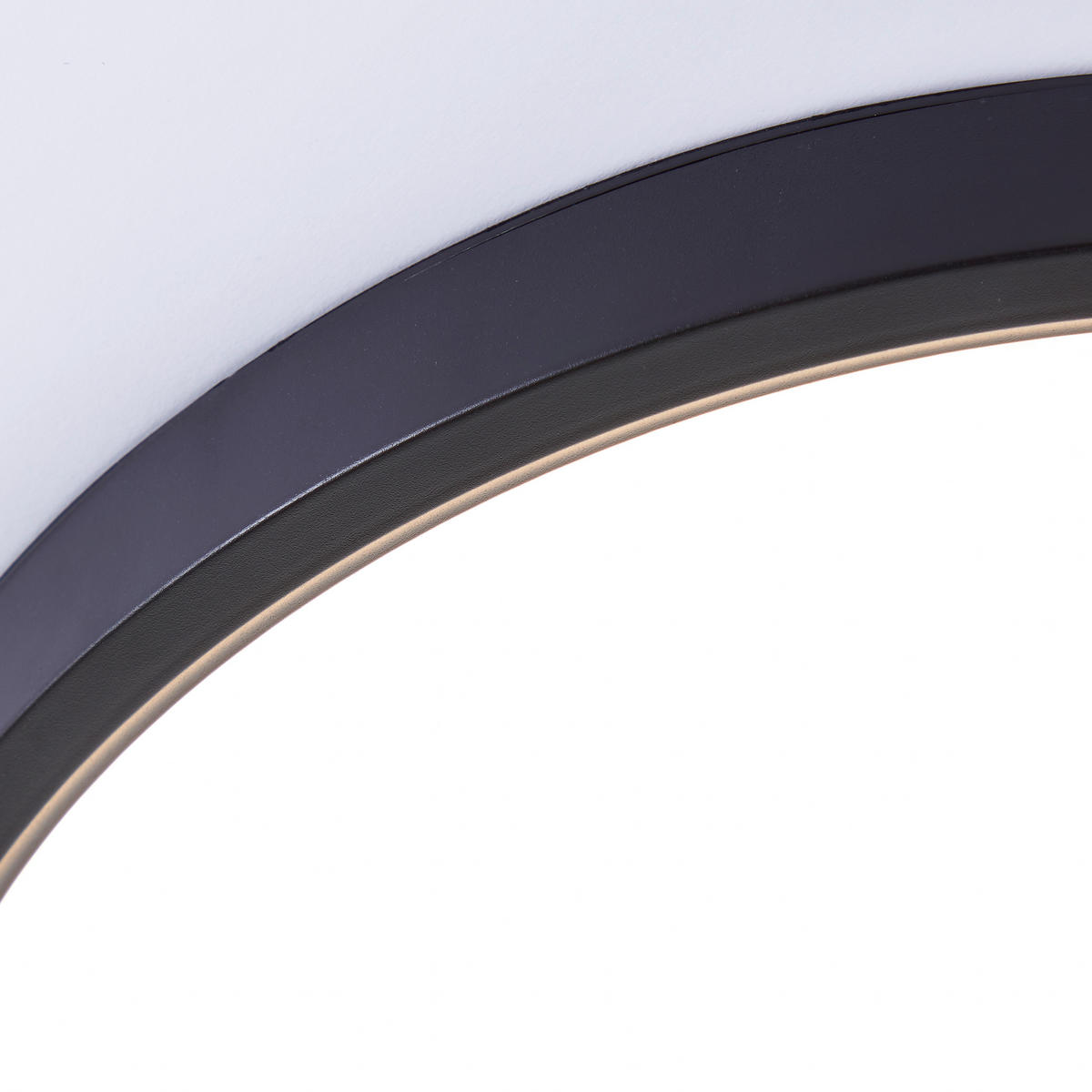 LED DECKENLEUCHTE Lotti Schwarz/Weiß 30/30/3 cm - Multicolor, Kunststoff (30/30/3cm) - Brilliant