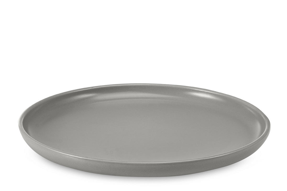 KOMBISERVICE VICTO 6 Personen 24-tlg - Grau, Keramik (27/2/27cm) - KONSIMO®
