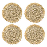 PLATZSET (4er Set) Raffia - Braun, Naturmaterialien (41/41cm) - BUTLERS