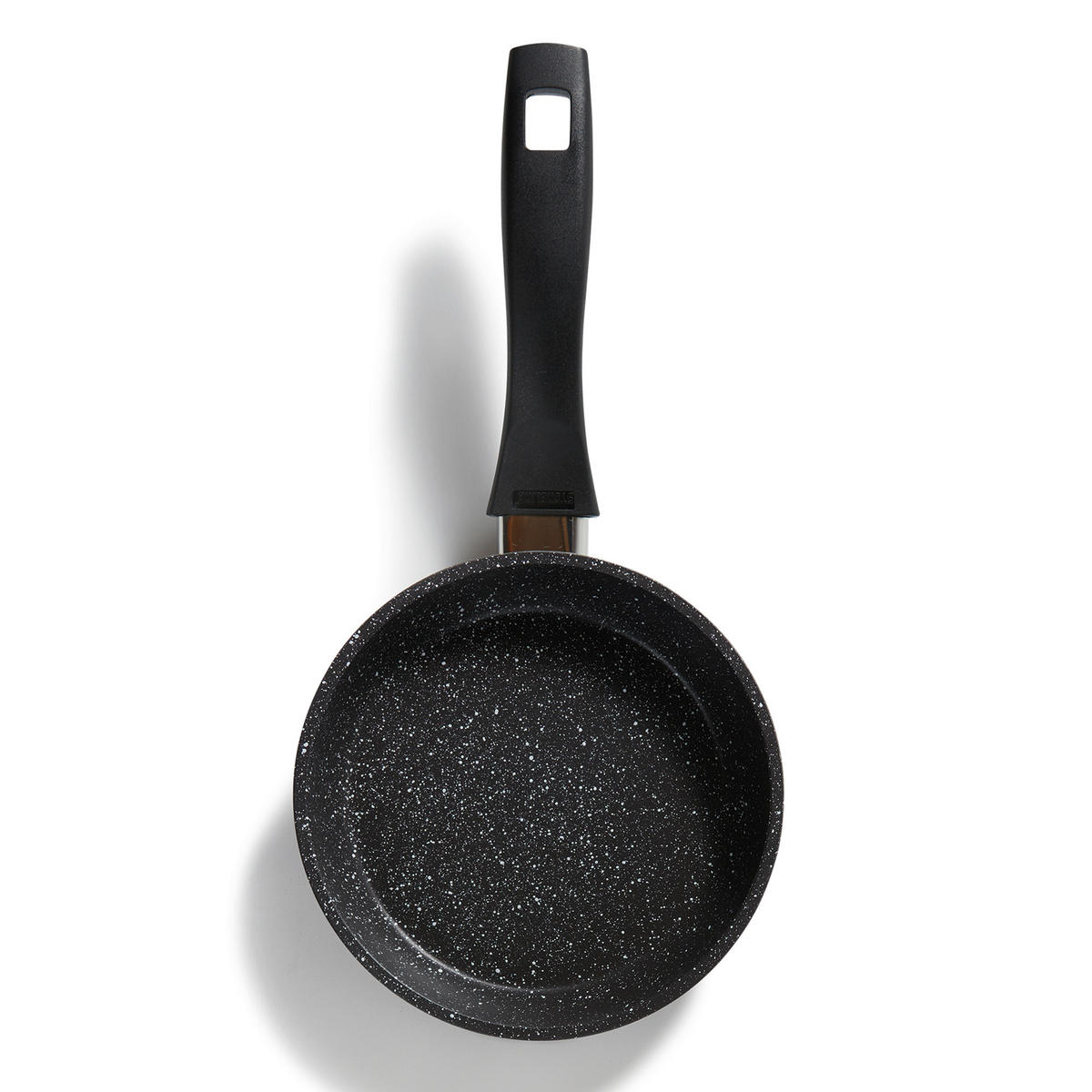BRATPFANNE 16cm - Schwarz, Metall (16cm) - Stoneline