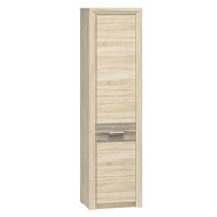 STAURAUMSCHRANK Castel Sonoma Eiche hell / Sonoma Eiche Trüffel 55 / 43 / 201cm - Braun/Sonoma Eiche, Holz/Holzwerkstoff (55/201/43cm) - Feldmann-Wohnen