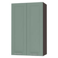 KÜCHENHÄNGESCHRANK Kvantum W4/60 Mint Matt / Lava Matt 60 / 32,5 / 96cm - Dunkelgrau/Mintgrün, Holz/Holzwerkstoff (60/96/32.5cm) - Feldmann-Wohnen