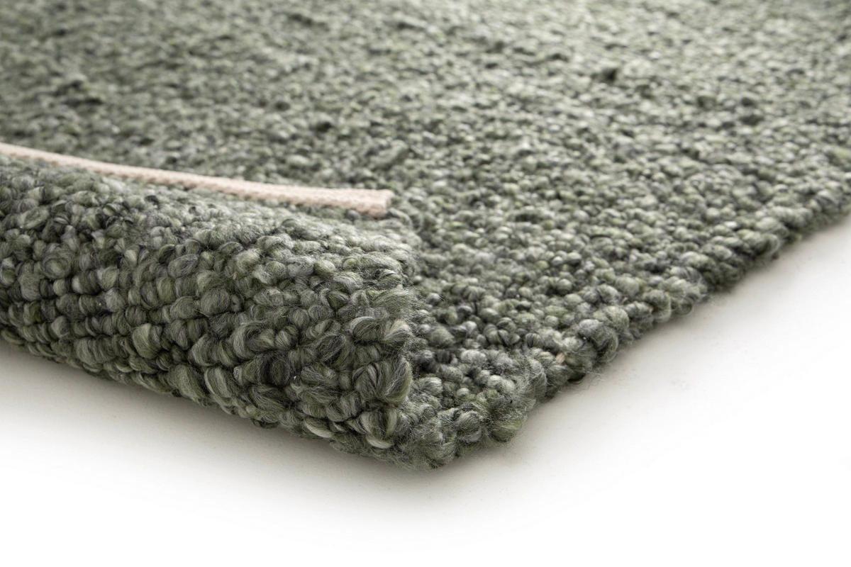 SCHLINGENTEPPICH im natürlichen Stil grün - Grün, Textil (200/290cm) - AFK Living