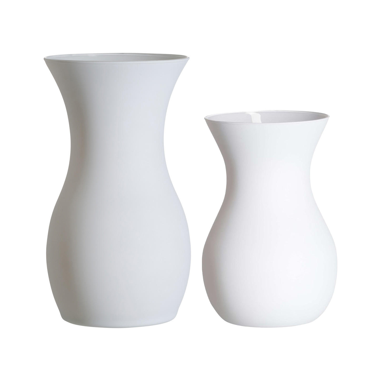VASEN-SET Annalena Weiß 2er Set - Weiß, Glas (1cm) - Ritzenhoff Breker