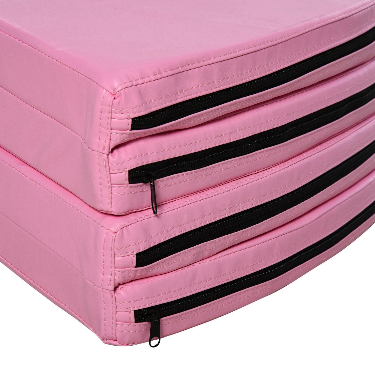 TANZSTANGENMATTE, Ø 150cm Stangentanz Schutzmatte, 5 cm dick Pole Dance Matte - Rosa, Kunststoff (150/150cm) - HOMCOM