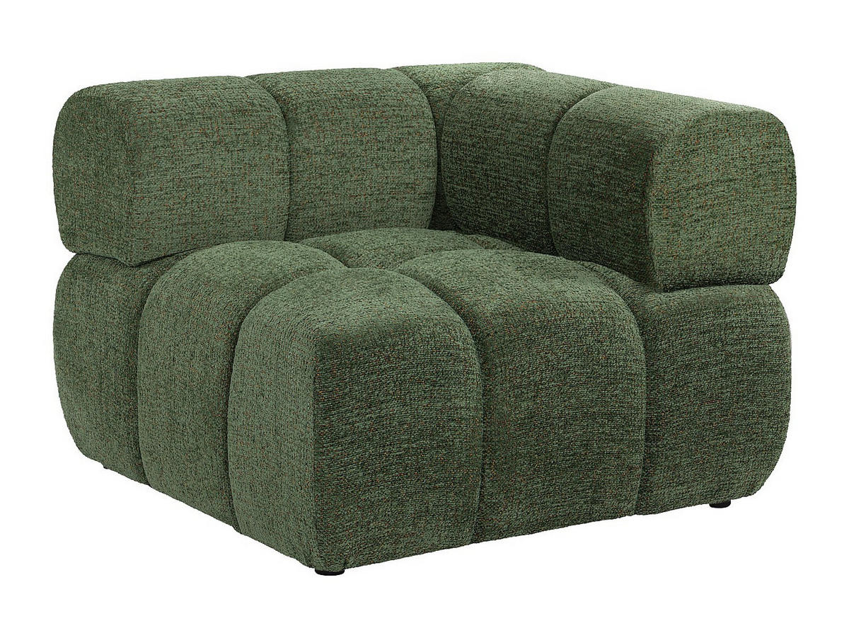 SESSEL mit gerader Rückenlehne - 1 Person - stoff - grün Facivil - Grün, Textil (94/70/94cm) - Vente-Unique