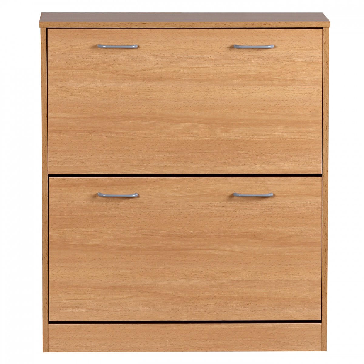 SCHUHREGAL Holz für 20 Paar Schuhe mit offenen Fächern, Beige 75x24x87 cm - Beige/Braun, Holz/Kunststoff (75/87/24cm) - KADIMA DESIGN