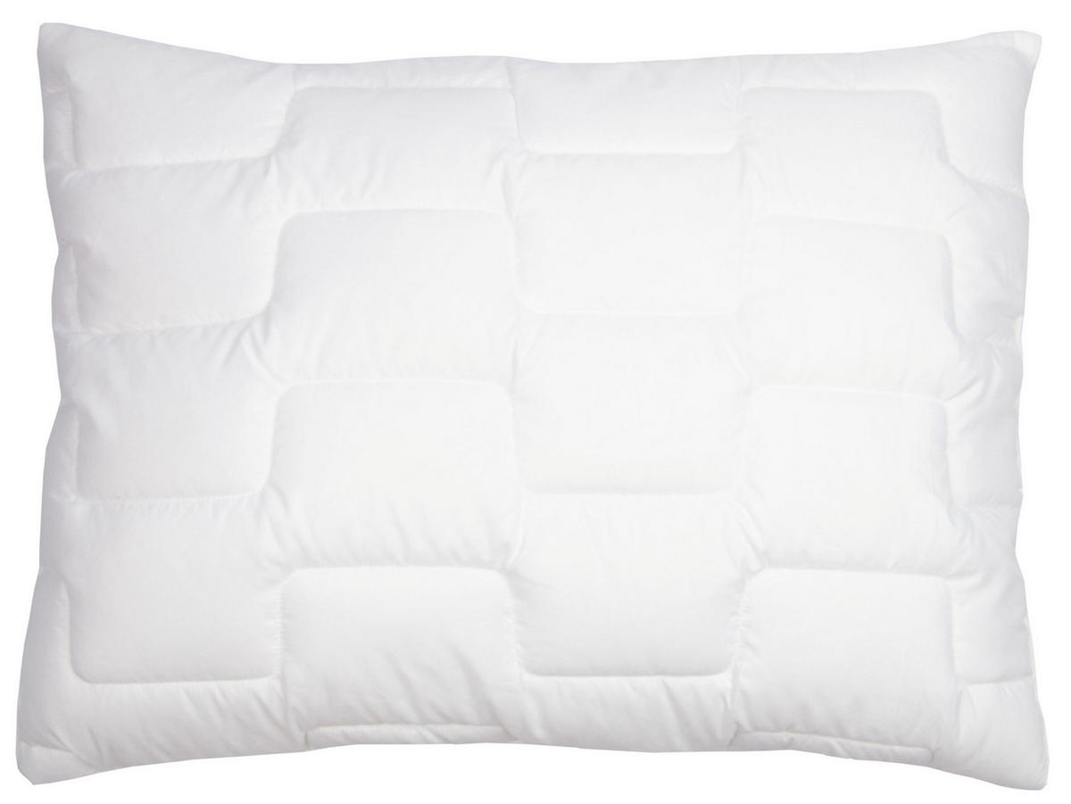KISSEN, 70x90 cm, 100% Polyester, Weiß - Weiß, Textil (70/90cm) - Zollner