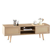 TV-SCHRANK Naturholzoptik mit Schiebetüren - Naturfarben, Holz (140/46.5/40cm) - Kaket