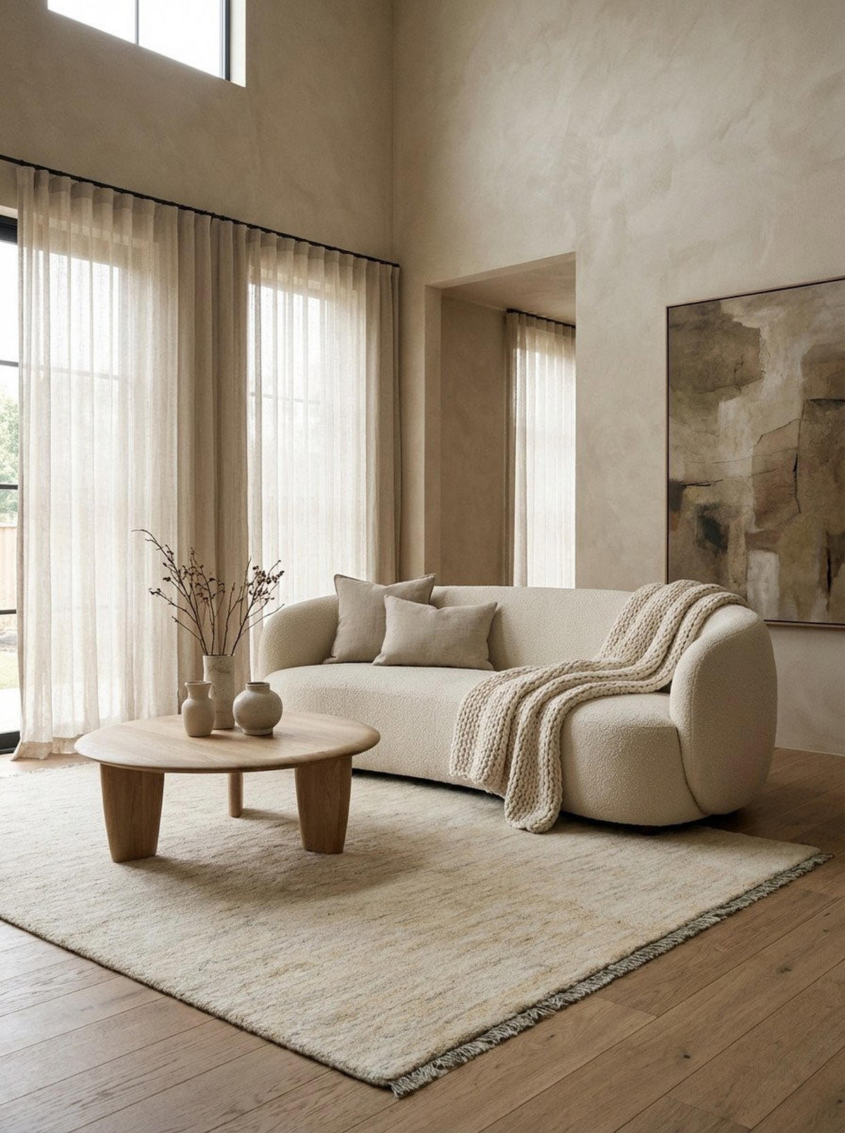 TEPPICH Gabbeh Beige 240/170 cm Schurwolle - Beige, Textil (170/240cm) - Looma