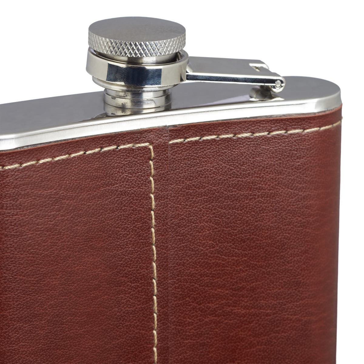 FLACHMANN - Braun, Kunststoff/Metall (9.5/12.5/2cm) - Relaxdays