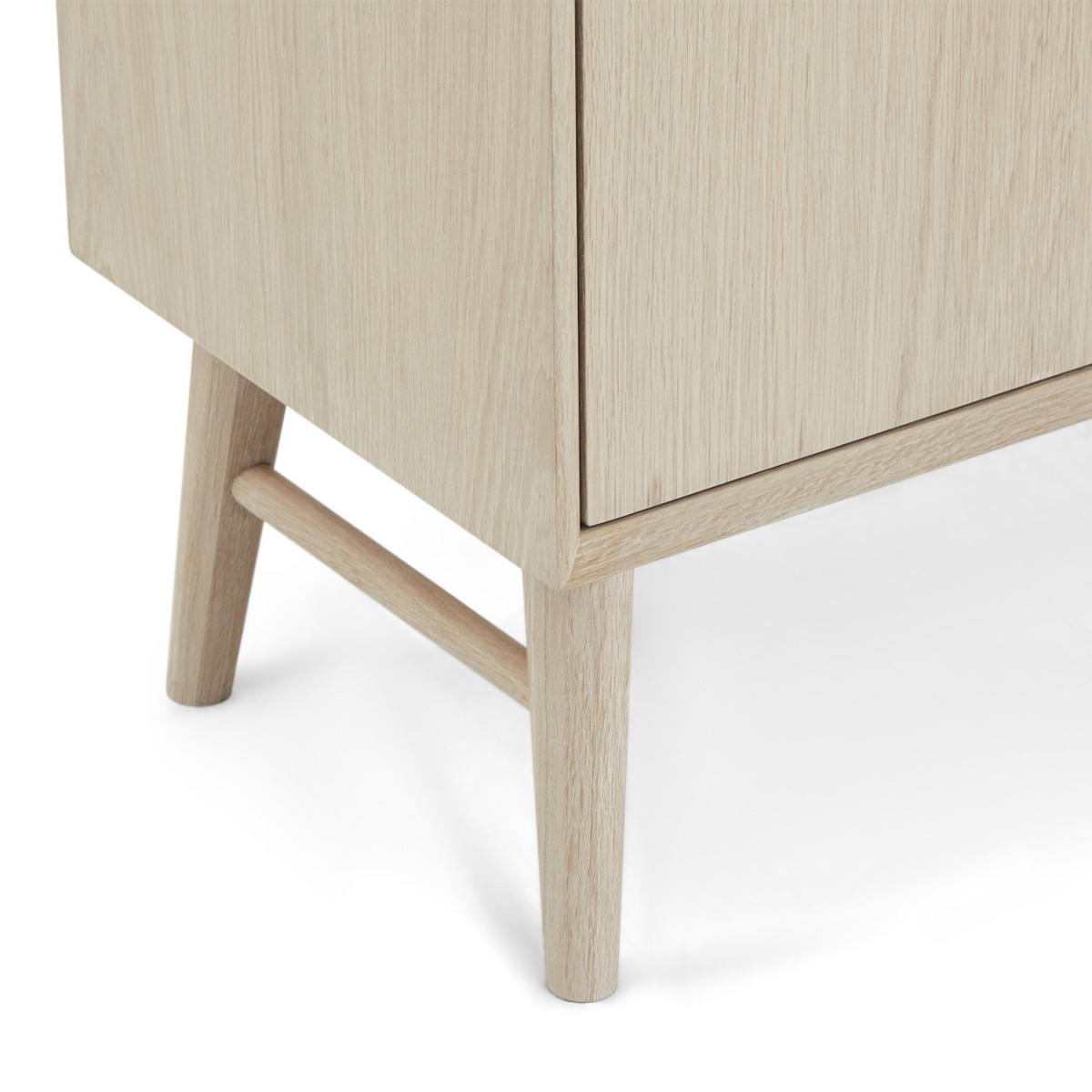 VITRINE Eiche massiv - Eichefarben, Holz/Holzwerkstoff (110/187/40cm) - Furnhouse
