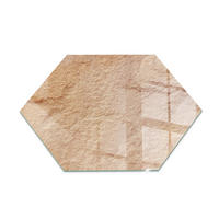 GLASPLATTE für Kamin h40 cm Beige - Beige, Glas (40/40/0.4cm) - ArtPrintCave