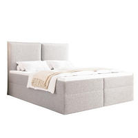BOXBETT Weiß mit topper 140x200 PILLOW - Weiß, Holzwerkstoff (140/200cm) - Compleo24