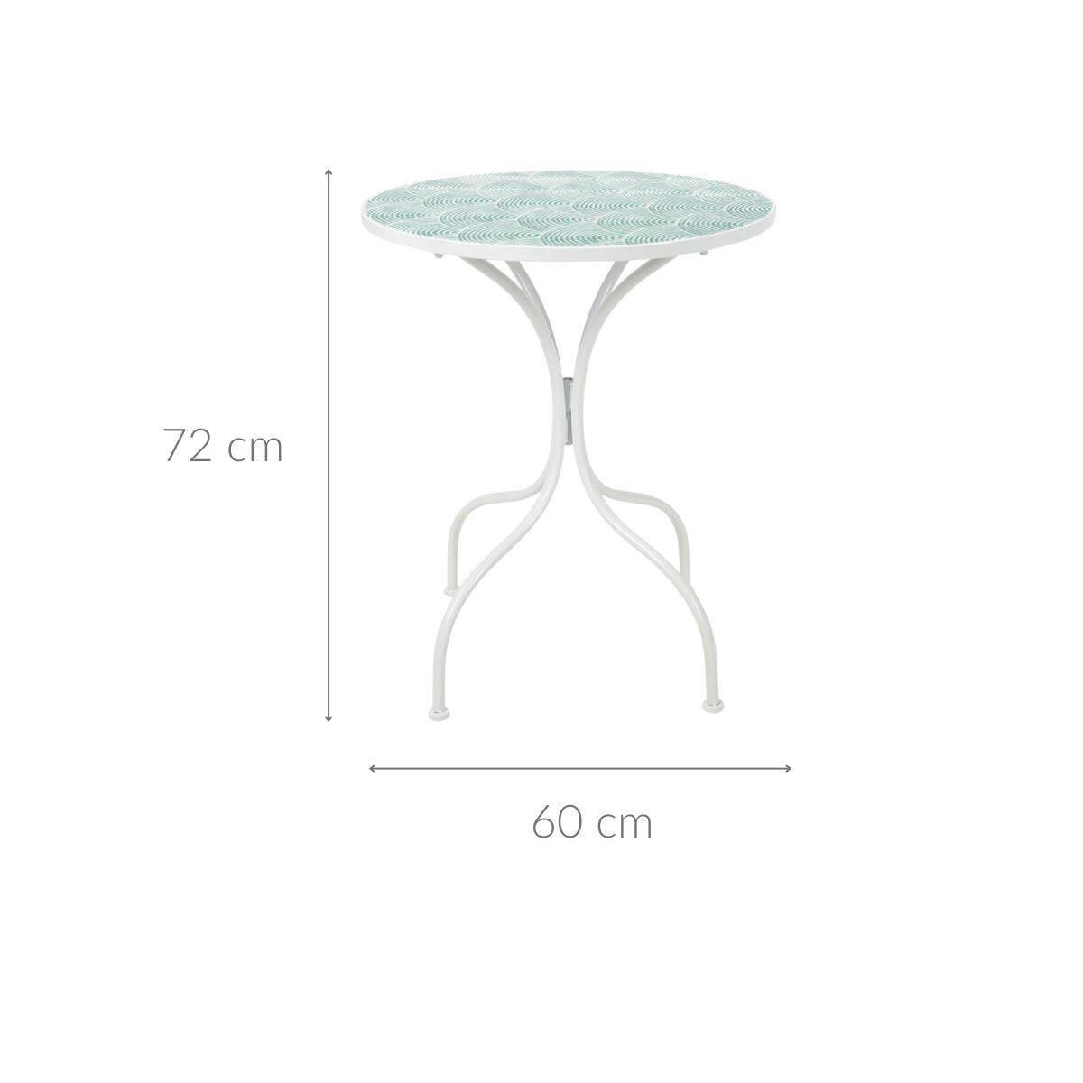 BALKONTISCH 60/72 cm - Multicolor, Metall (60/60/72cm)
