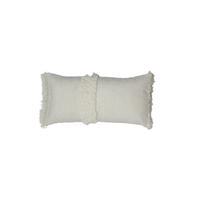DEKOKISSEN Luani Weiß 60/30/10 cm - Weiß, Textil (30/60cm) - Light & Living