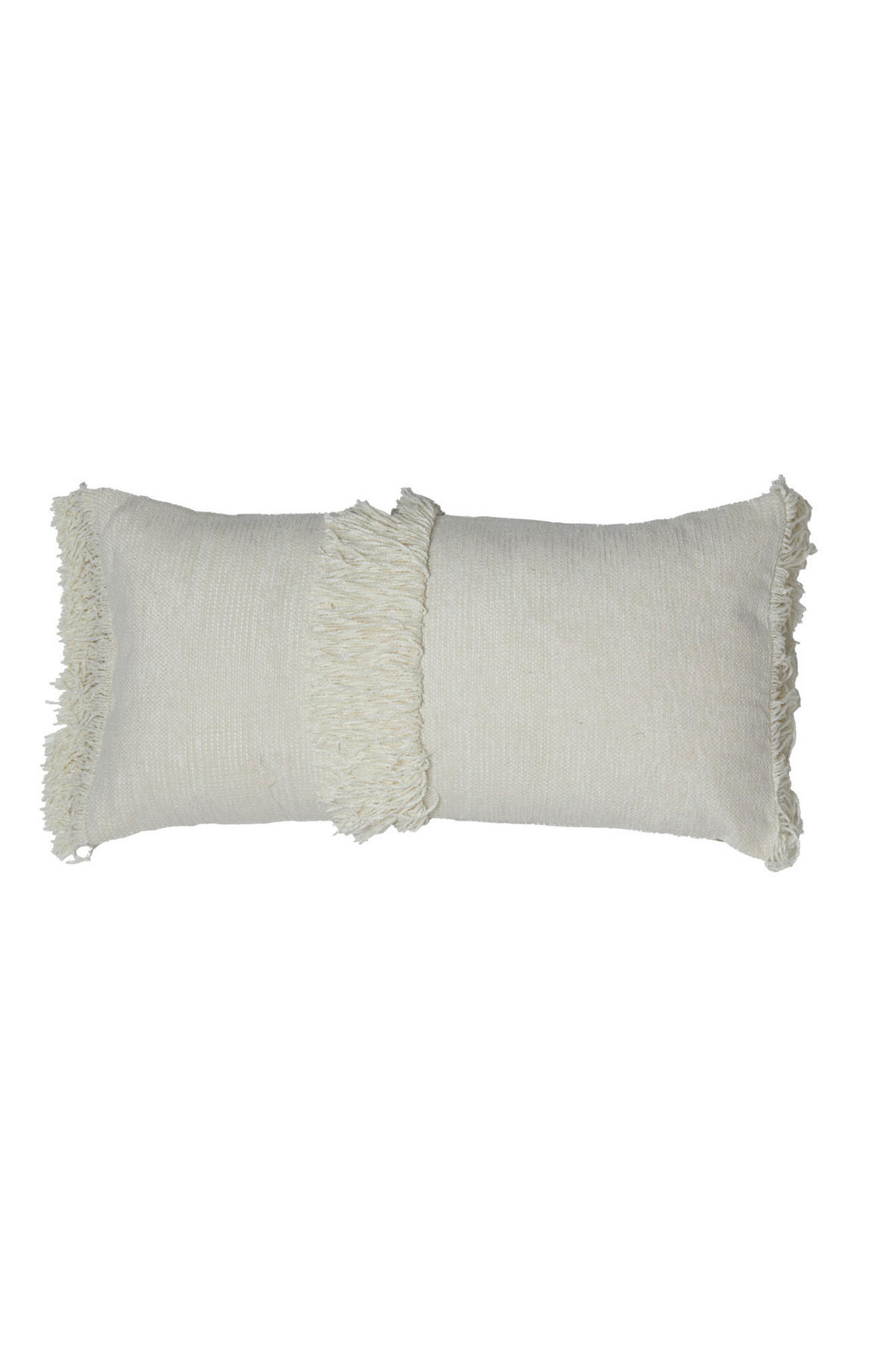 DEKOKISSEN Luani Weiß 60/30/10 cm - Weiß, Textil (30/60cm) - Light & Living
