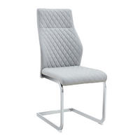 SCHWINGSTUHL DE-36563 2er-Set mit PU-Bezug und Metallrahmen Hellgrau - Hellgrau, Metall (63/100/43cm) - ComfortXL
