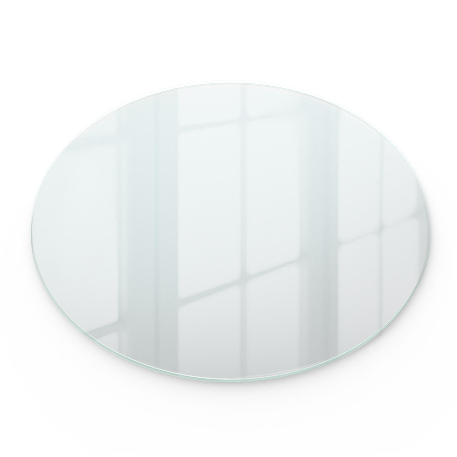 TISCHPLATTE Ø80 cm - Transparent, Glas (80/80/0.4cm) - Wallfluent