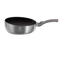 PFANNE Silber 26/26/9 cm BH6006 - Silberfarben, Metall (26cm) - Berlinger Haus