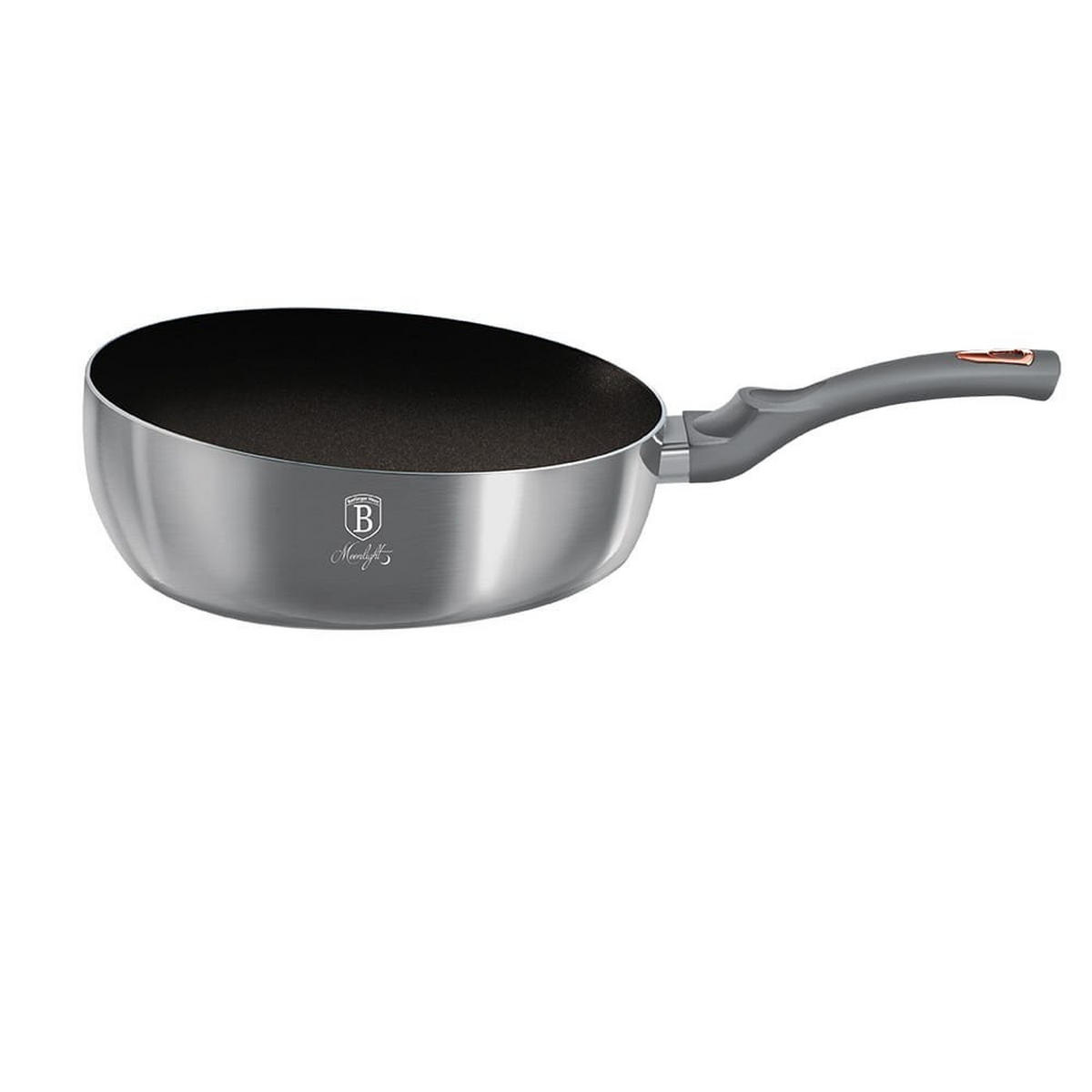 PFANNE Silber 26/26/9 cm BH6006 - Silberfarben, Metall (26cm) - Berlinger Haus