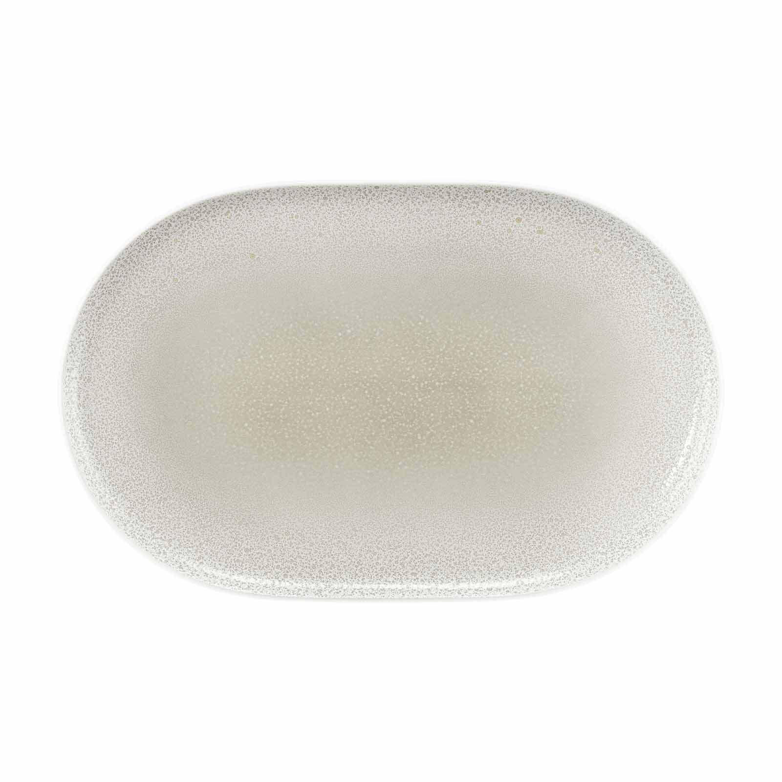 SERVIERPLATTE Sento Home Aura cream 33 x 20 cm - Creme, Keramik (20.5/2.7/33.4cm) - Seltmann Weiden