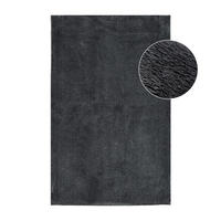 BADTEPPICH Waschbar Pure 500 Anthrazit 40x60 cm - Anthrazit, Textil (40/60cm) - carpet city