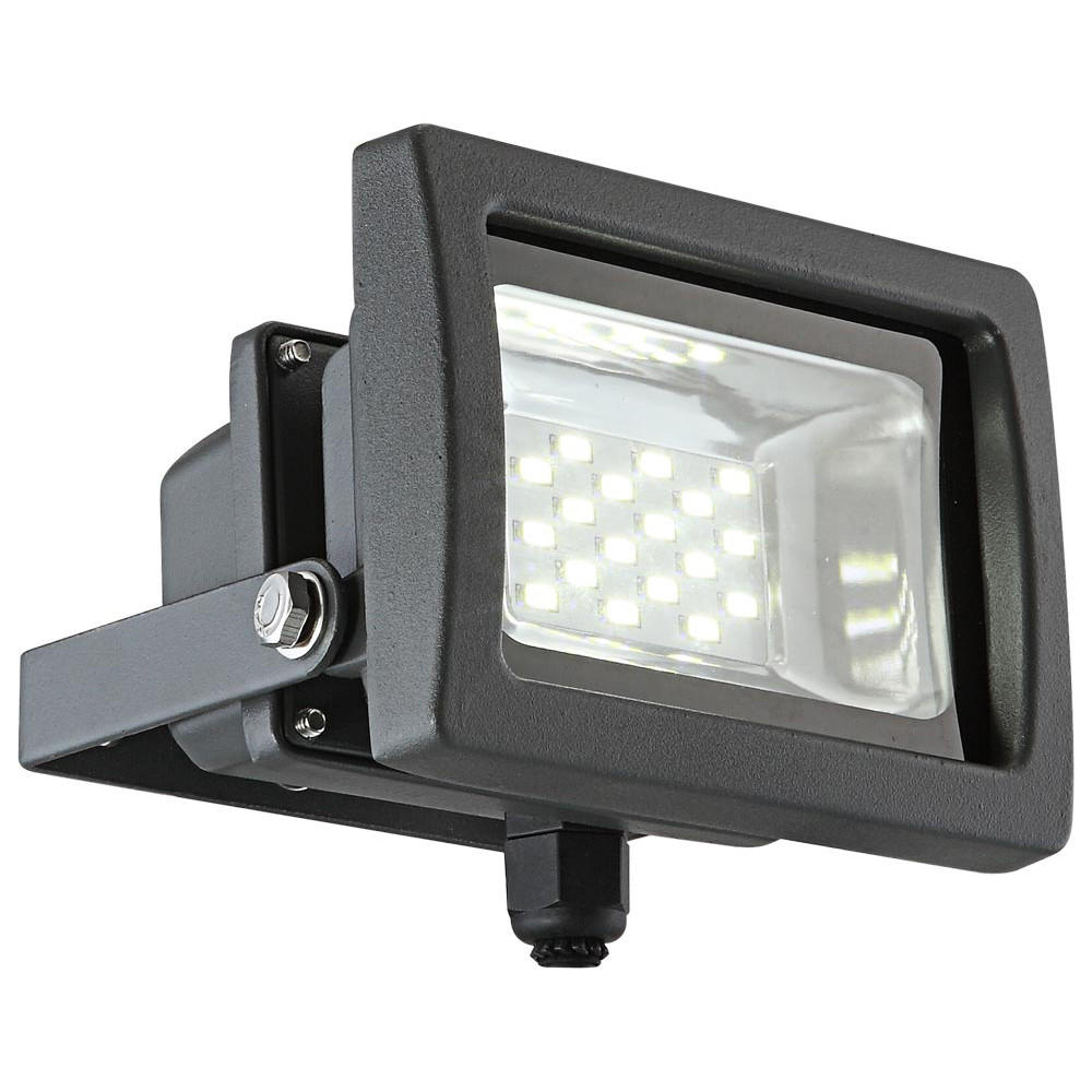LED BAUSTRAHLER Aluminium Grau - Anthrazit, Glas (14.6/11.5/15cm) - Globo Lighting