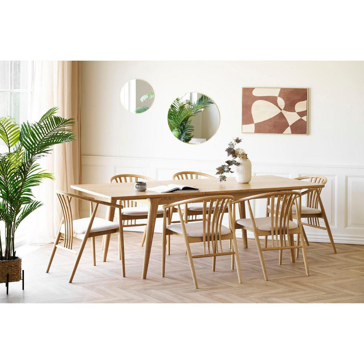 ESSTISCH, Karna, Tisch Eiche, MDF, 90 x 180 x 75 cm - Eichefarben, Holzwerkstoff (180/90/75cm) - ebuy24