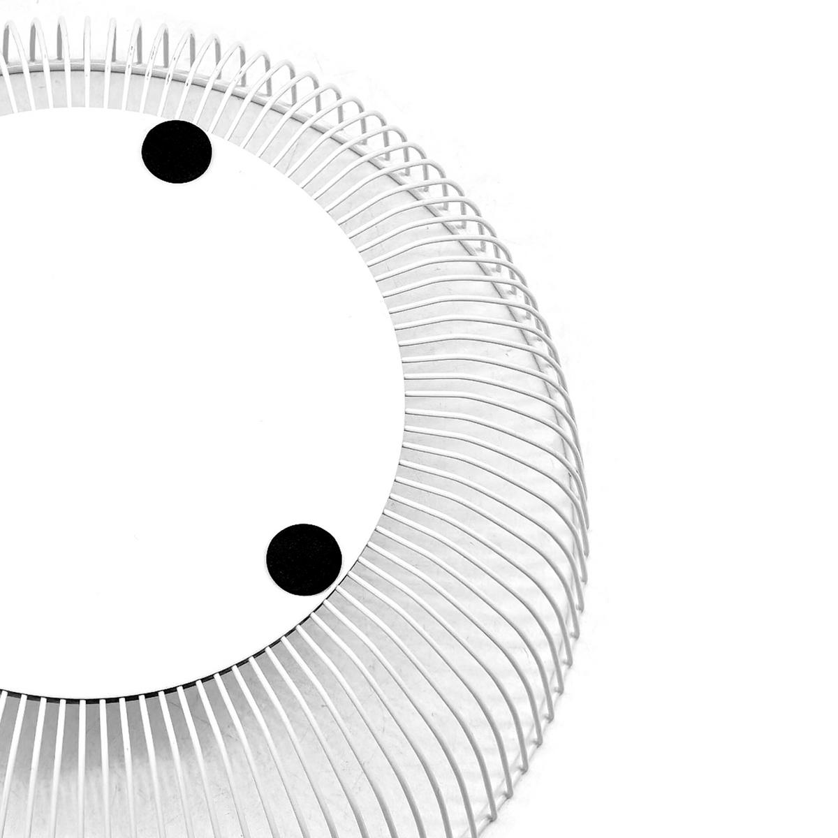 OBSTSCHALE - Weiß, Metall (8cm) - Relaxdays