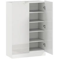 SCHUHSCHRANK DE-38033 72/34,5/103 cm mit Soft-Close-Scharnieren Weiß - Weiß, Holzwerkstoff (72/103/34.5cm) - ComfortXL