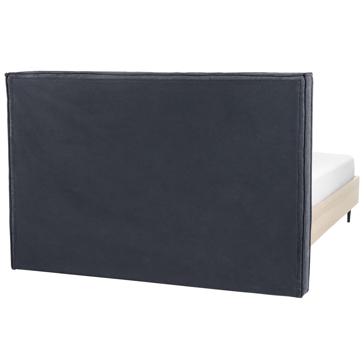 BETT 140/200 cm Dunkelgrau Izernore - Dunkelgrau, Textil (140/200cm) - Beliani
