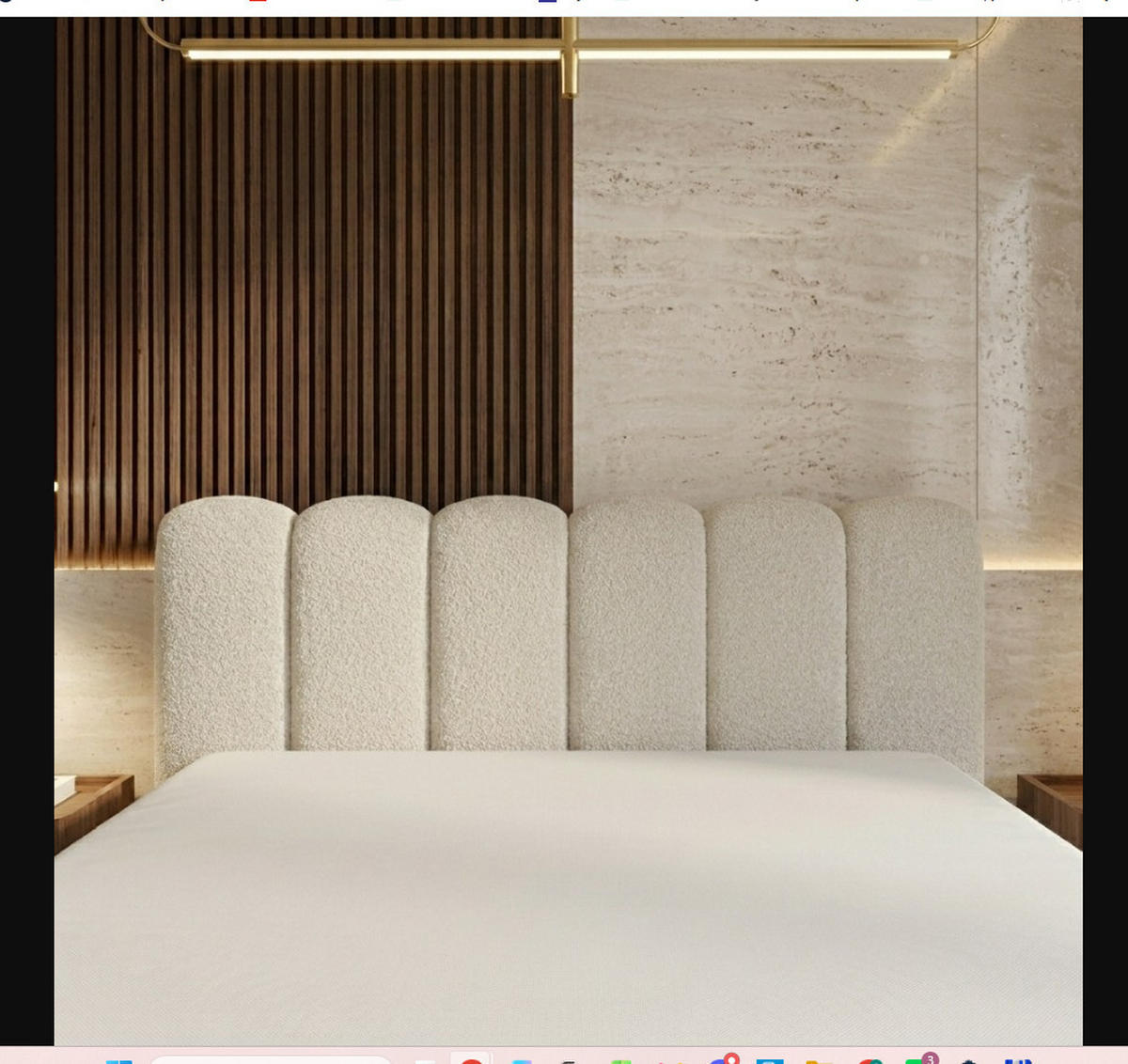 POLSTERBETT MONA 1 Bettkasten Lattenrost SPACE PLUS ROBO-FRIENDLY 120x200-CORAL15 Creme - Creme, Holz (120/200cm) - Furnistar